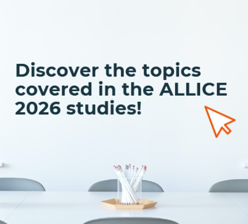Discover the ALLICE 2026 fields of its next collective studies !